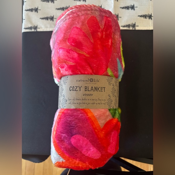 NWT Natural Life Double-Sided Cozy Throw Blanket - Let Them Nap - Picture 5 of 5